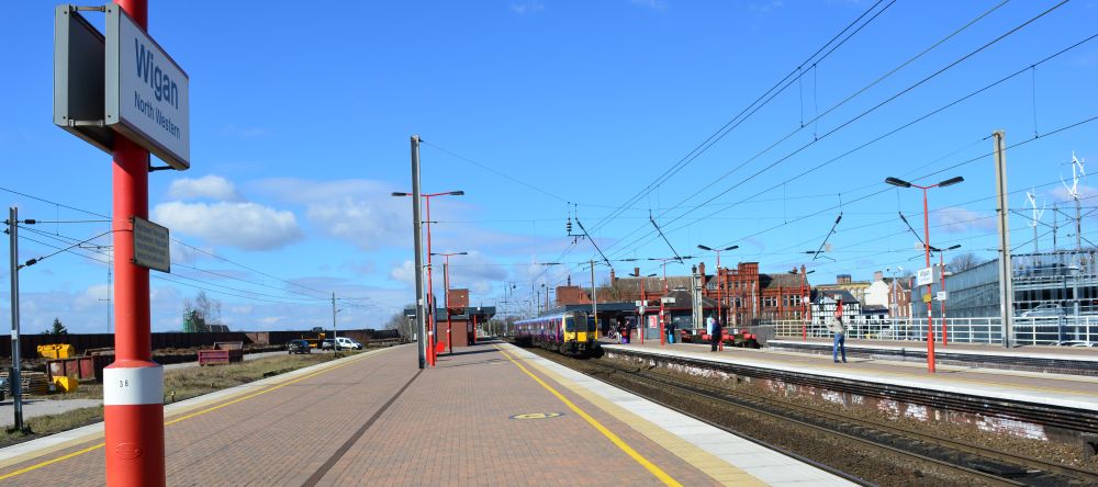 trainspotting at Wigan North Western Station