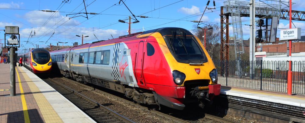 trainspotting at Wigan North Western Station