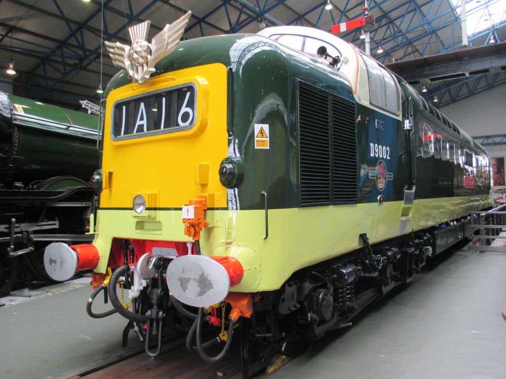 Class 55 55002 British Railways Deltic diesel-electric locomotive D9002 THE KING�S OWN YORKSHIRE LIGHT INFANTRY built in 1961, York NRM