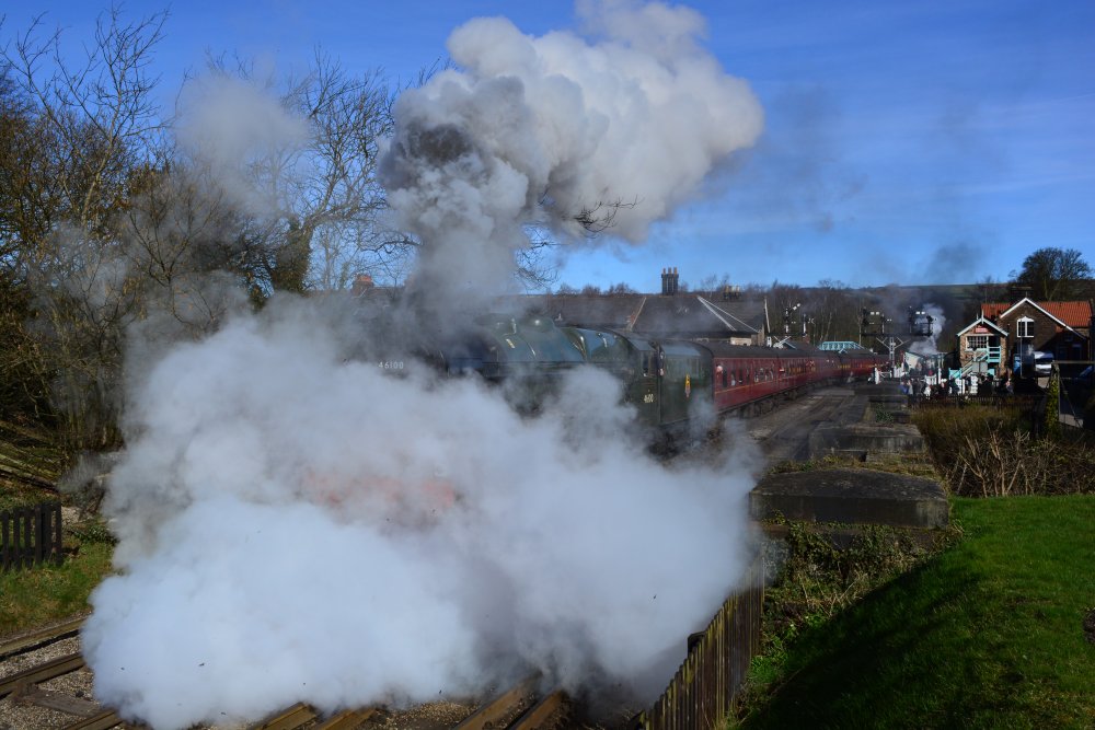 history of BR steam locomotive 46100 ROYAL SCOT Class, LMS 6100 ...