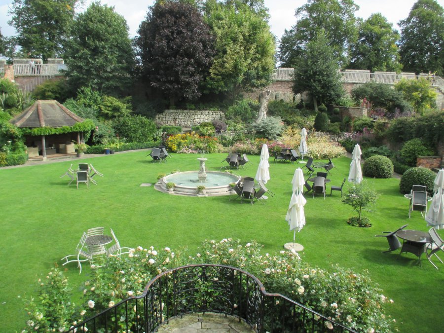 the gardens of Grays Court, York