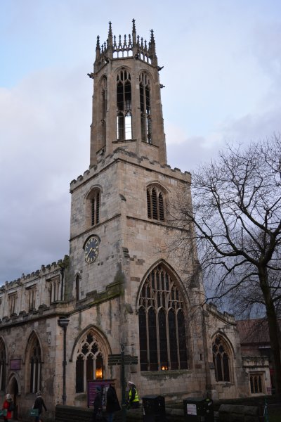 lantern topped tower Parish Church of All Saints Pavement, York