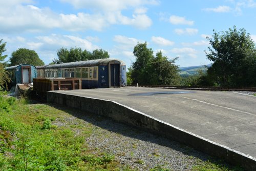 tank ramp unloader Redmire Wensleydale Railway, North Yorkshire