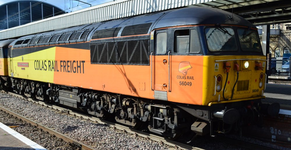 Class Class 56 diesel locomotive 56049 Robin of Templecombe 1938 - 2013 Colas Rail Freight
