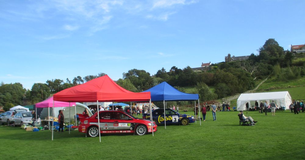 General view of showground 2019 Castleton Show, North Yorkshire