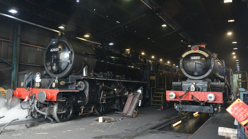 on Grosmont shed Peppercorn Class K1 62005 steam locomotive Lord of the Isles