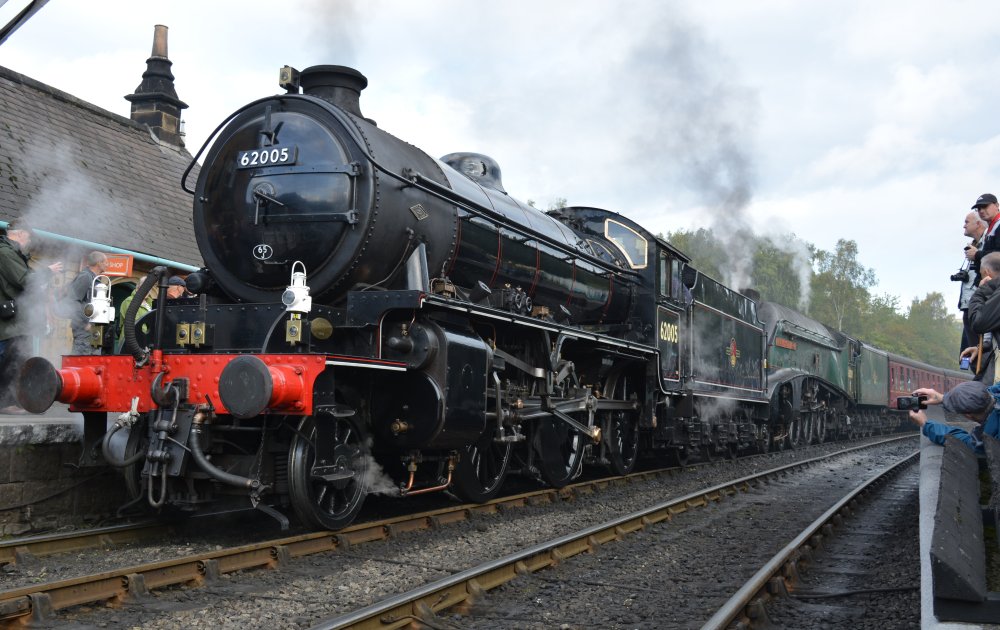 NYMR Autumn Steam Gala 2019 Grosmont station double header K1 62005 and A4 Pacific  60009 Union of South Africa