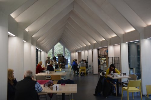 English Heritgae cafe of Rievaulx Abbey Helmsley to Rievaulx Abbey linear walk