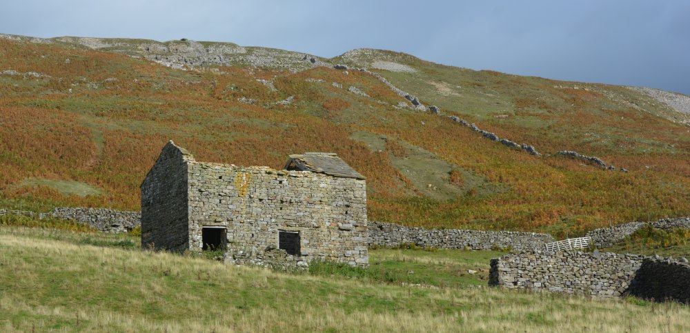 An old barn below Fremington Edge