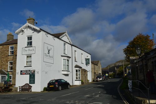 The Buck Hotel is a good place to eat in Reeth and we enjoyed two good nights B&B there - very good value North Yorkshire Dales National Park England