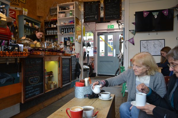 The cafe of the Dales Countryside Museum, Hawes