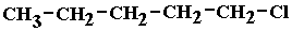 structural formula 1-chloropentane
