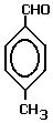 structural formula of 4-methylbenzaldehyde molecular structure 